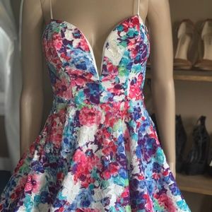 Floral Spaghetti Strap Dress